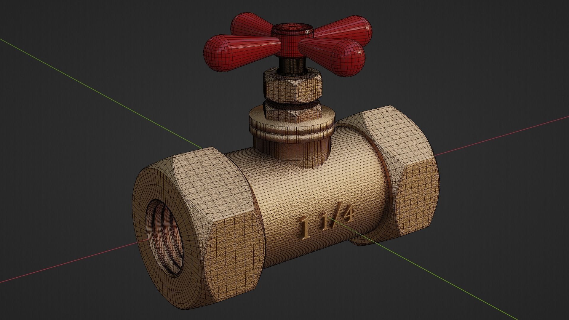 Shut off Valve 3D model_2