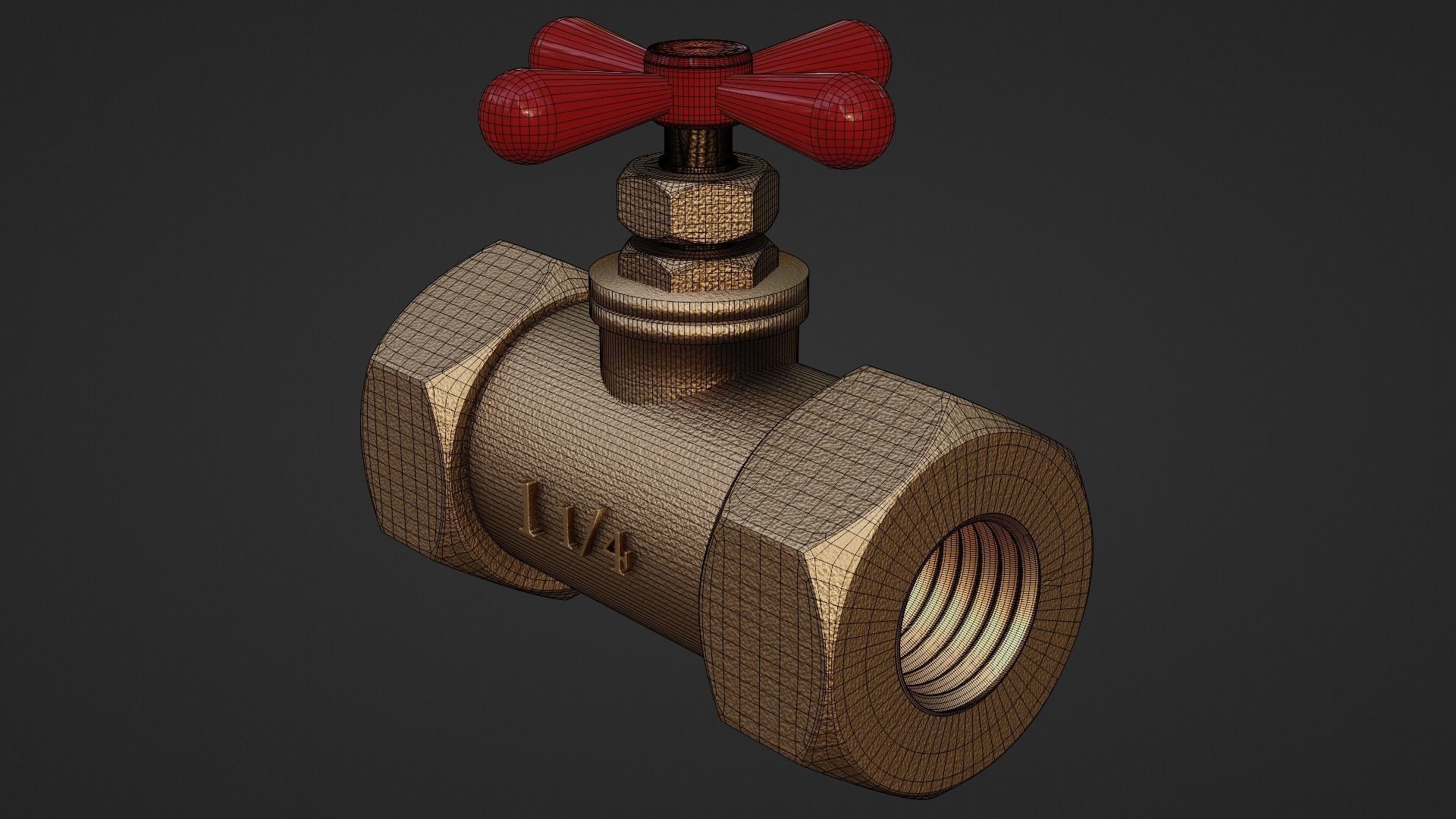 Shut off Valve 3D model_1