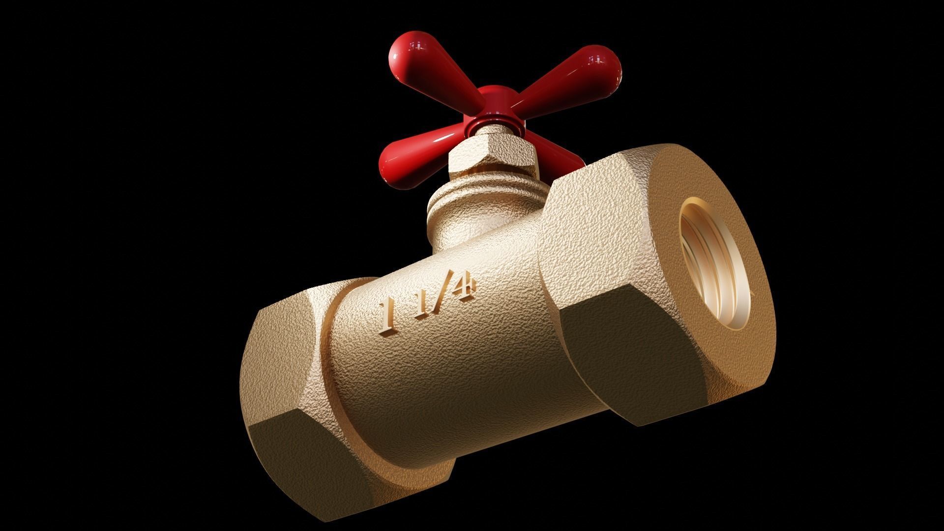 Shut off Valve 3D model_4