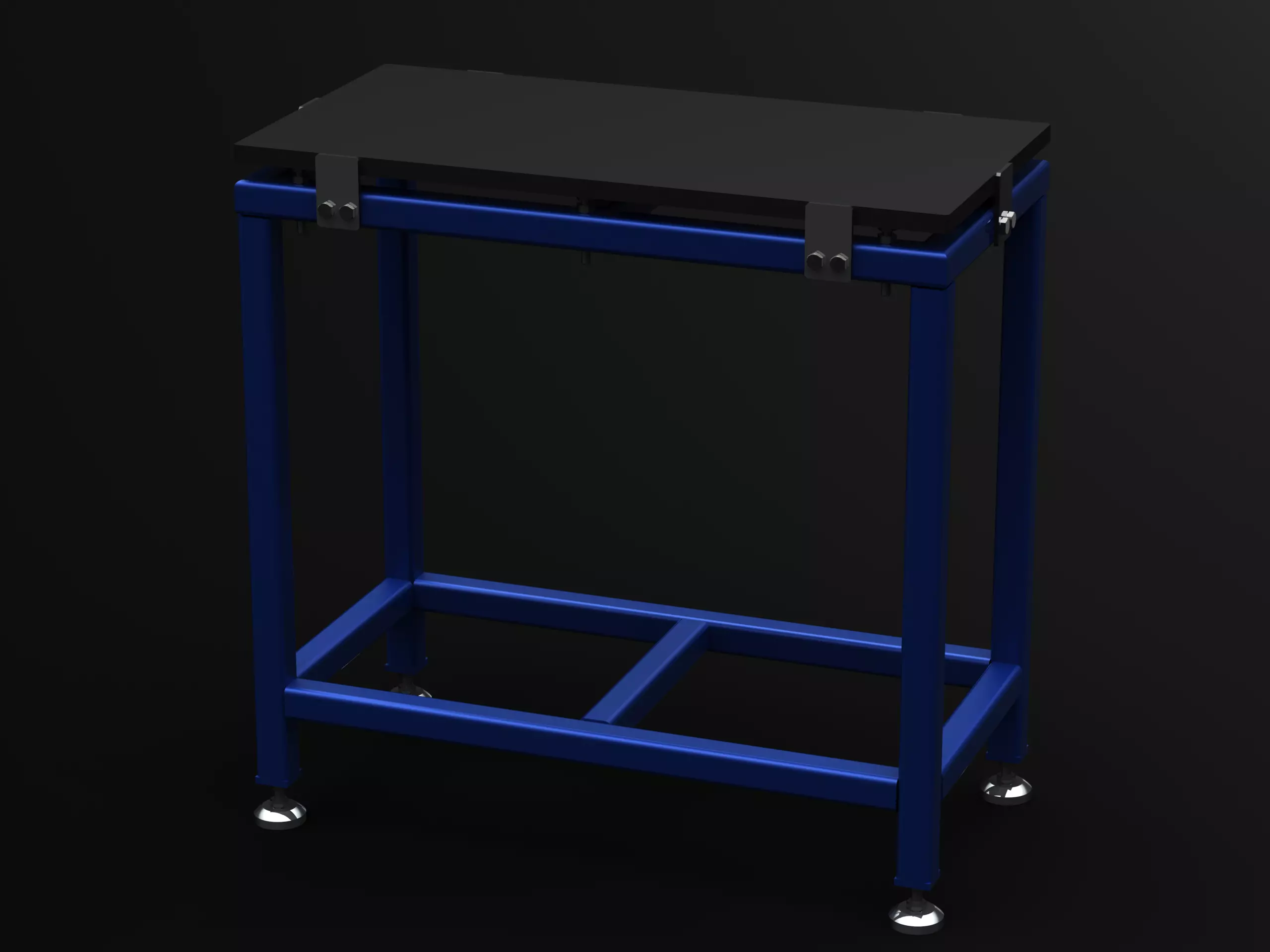 Precision Surface Plates with Stand 3D model_0