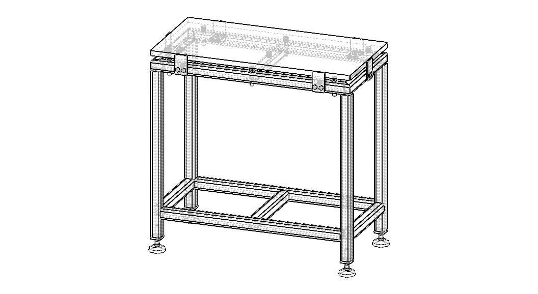 Precision Surface Plates with Stand 3D model_3