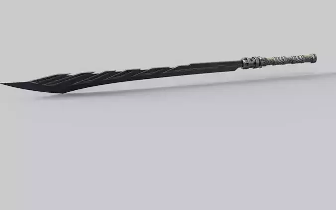 katana steampunk  3D print model