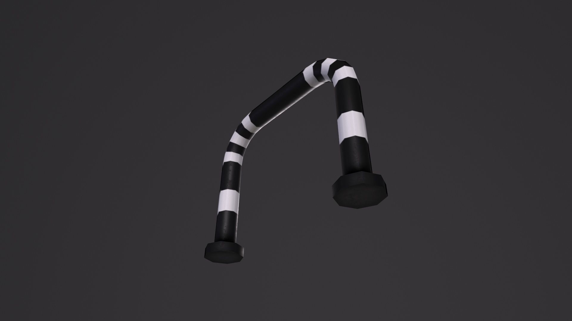 Barrier 3D Model Low-poly 3D model_4