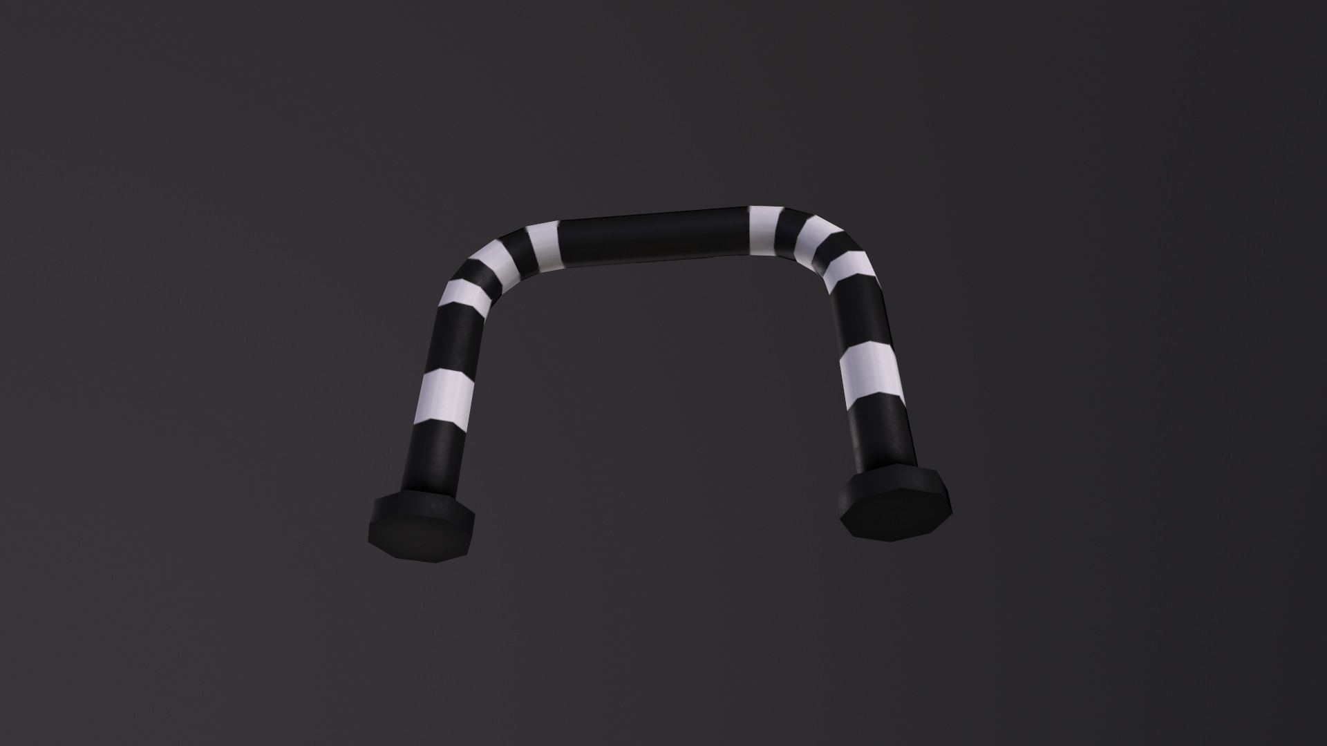 Barrier 3D Model Low-poly 3D model_3