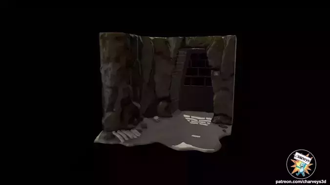 Star Wars Rancor Pit diorama for action figures 3D print model