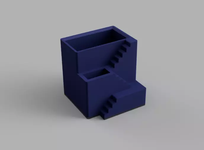 STAIRCASE POT  3D print model_0