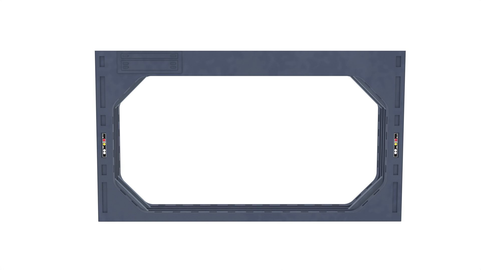 Death Star Blast Door large - 1-6 scale Hottoys 3D print model_15