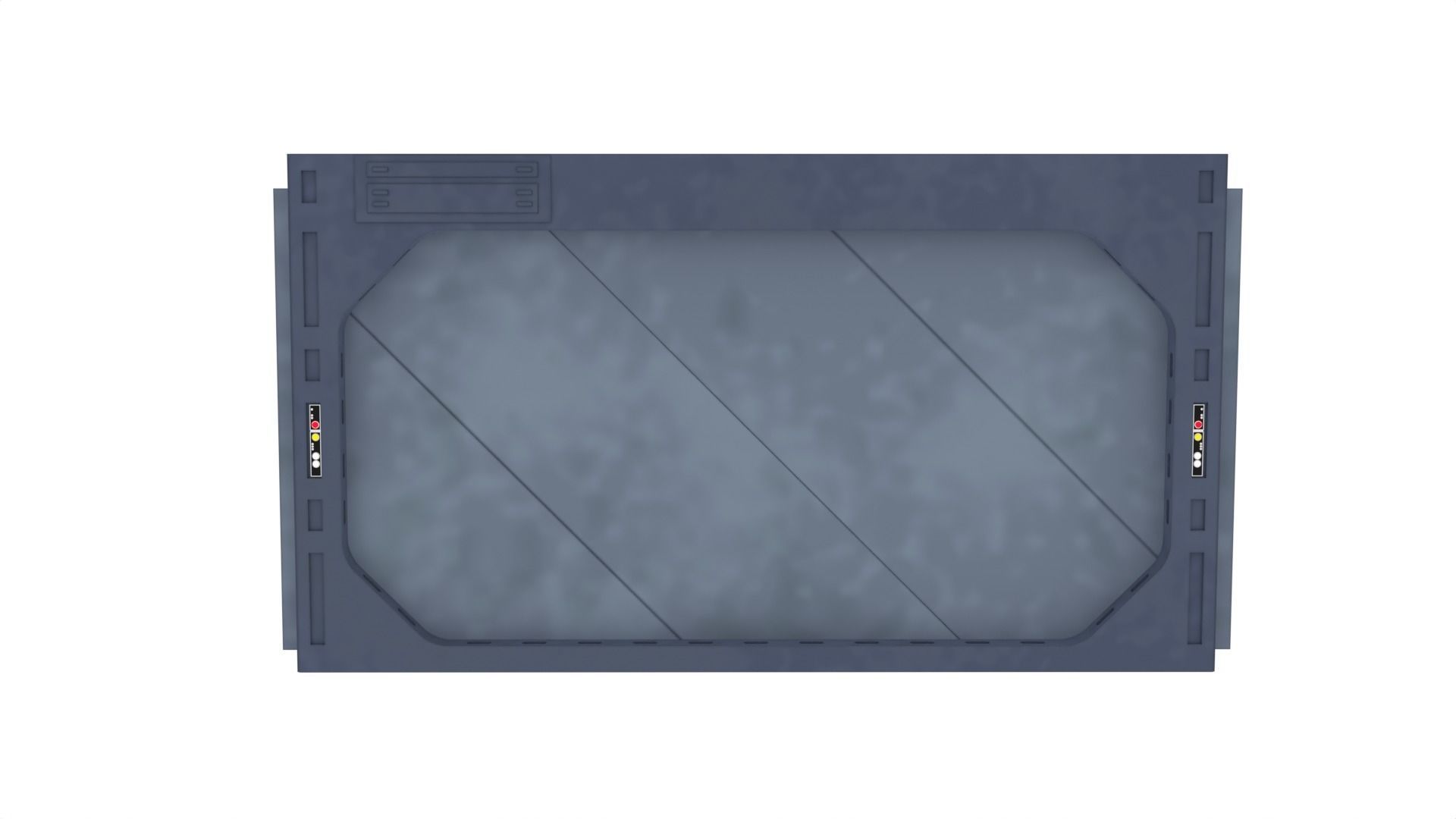 Death Star Blast Door large - 1-6 scale Hottoys 3D print model_6