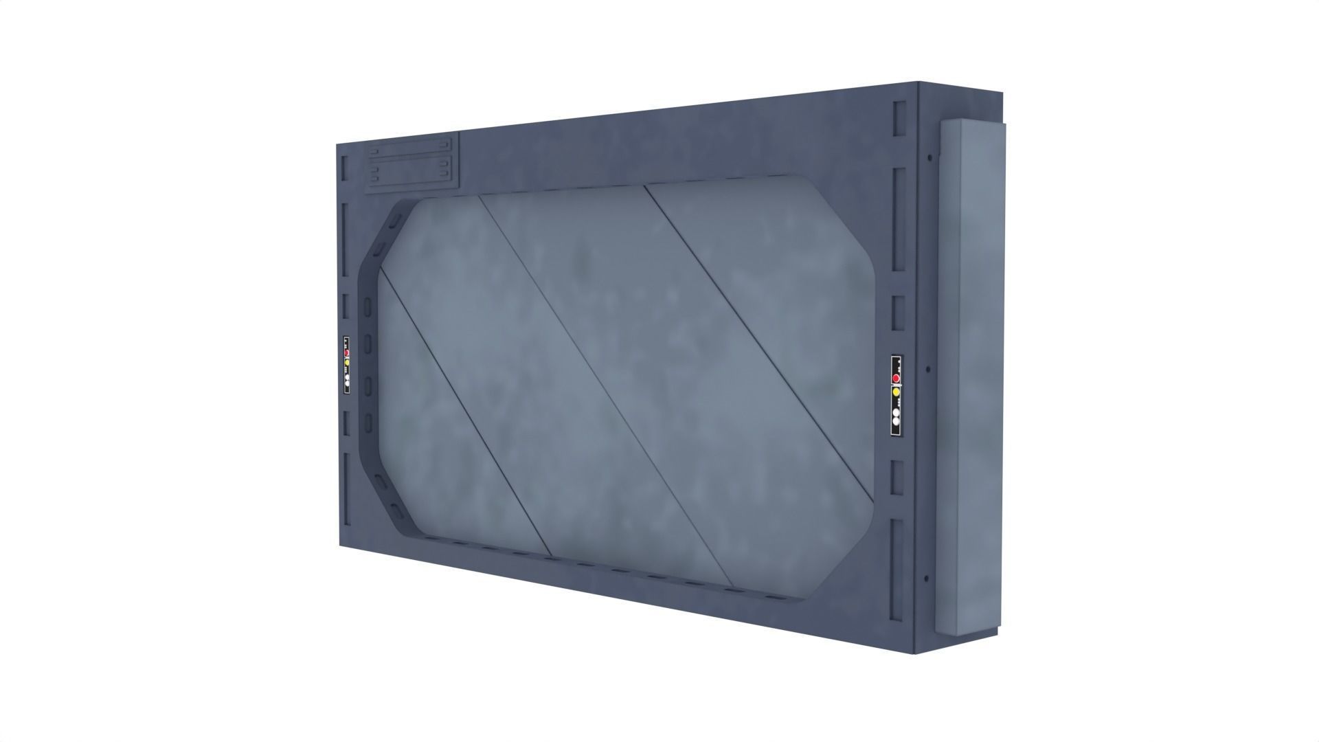 Death Star Blast Door large - 1-12 scale Blackseries 3D print model_5