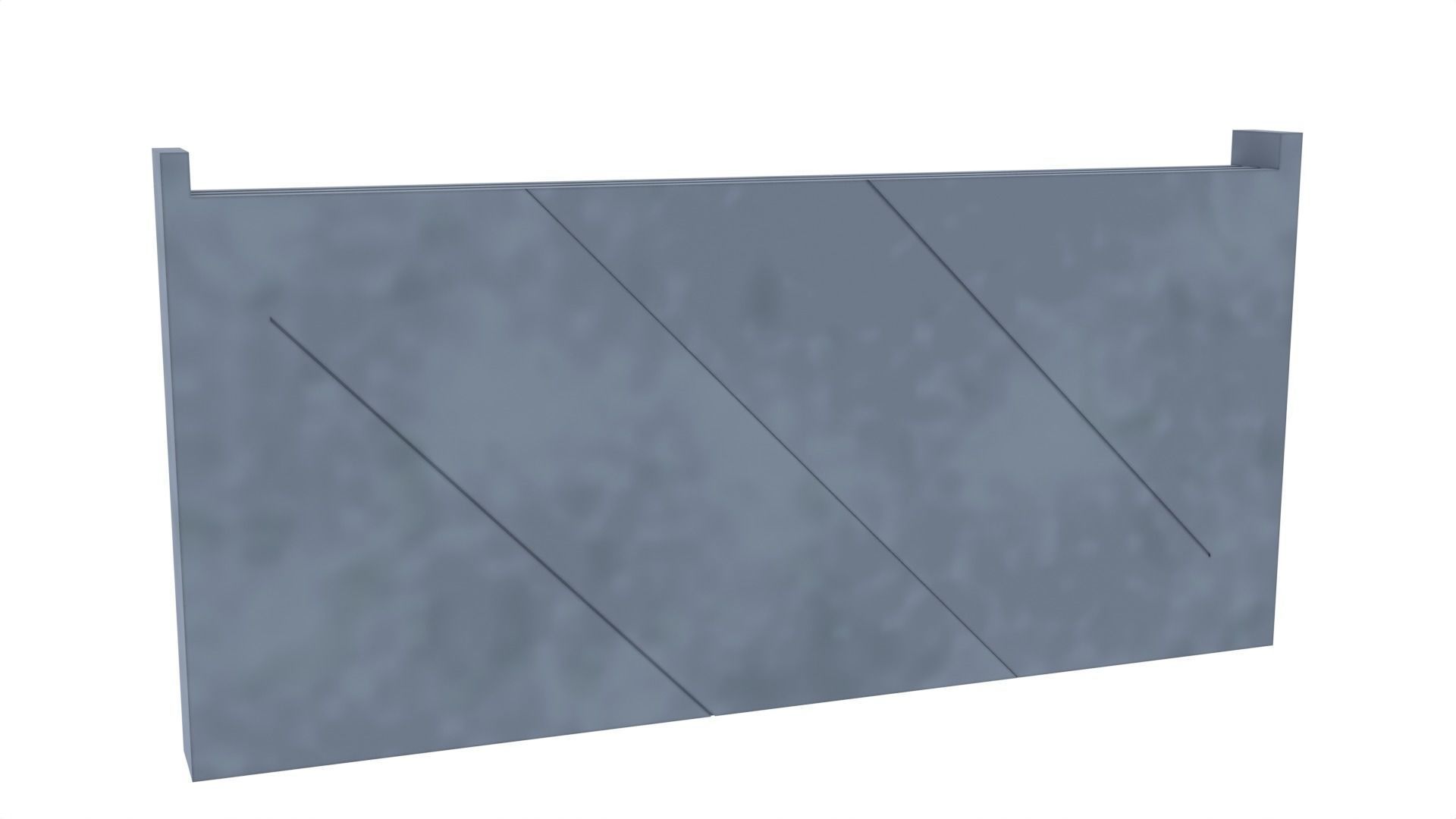 Death Star Blast Door large - 1-12 scale Blackseries 3D print model_27