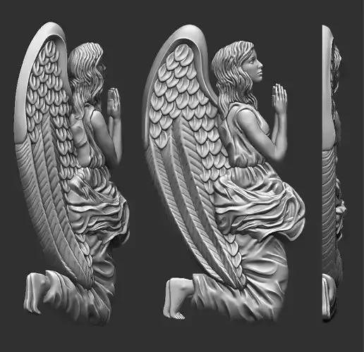 Guardian Angel Relief 3D print model