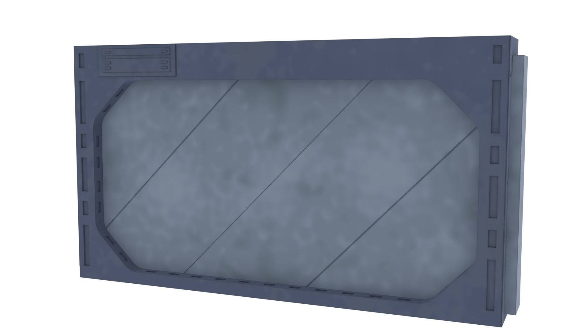 Death Star Blast Door large - 1-18 scale Kenner-Hasbro 3D print model_2