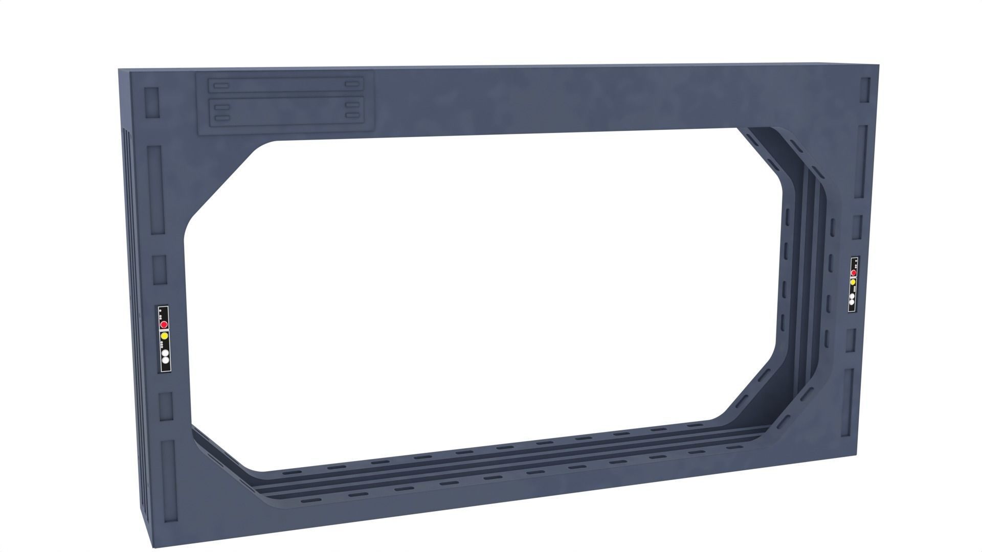 Death Star Blast Door large - 1-18 scale Kenner-Hasbro 3D print model_26