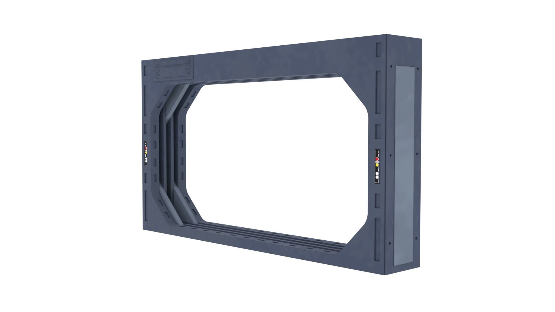 Death Star Blast Door large - 1-18 scale Kenner-Hasbro 3D print model_17