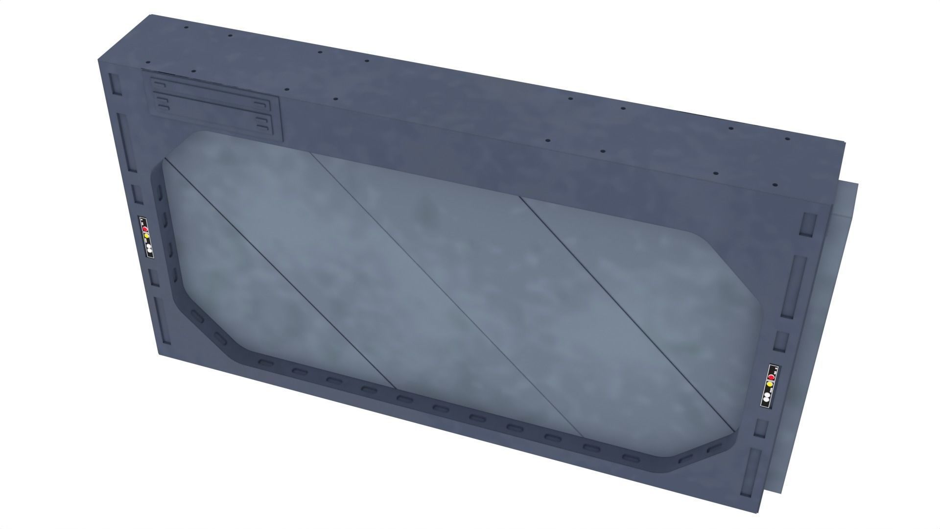 Death Star Blast Door large - 1-18 scale Kenner-Hasbro 3D print model_4