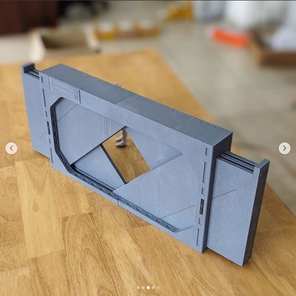 Death Star Blast Door large - 1-18 scale Kenner-Hasbro 3D print model_30