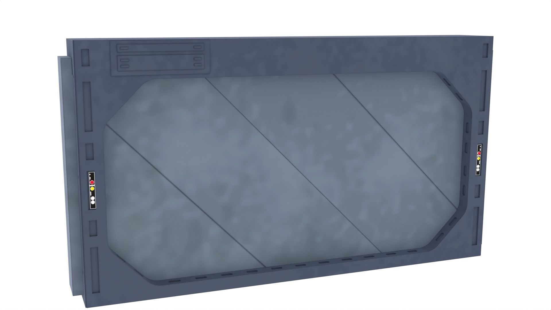 Death Star Blast Door large - 1-18 scale Kenner-Hasbro 3D print model_3