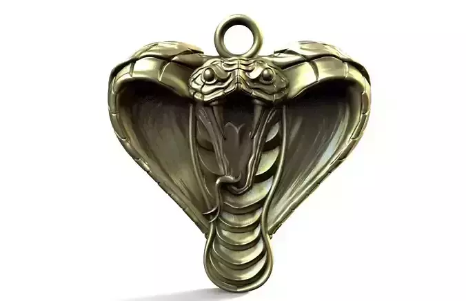 Cobra snake pendant 