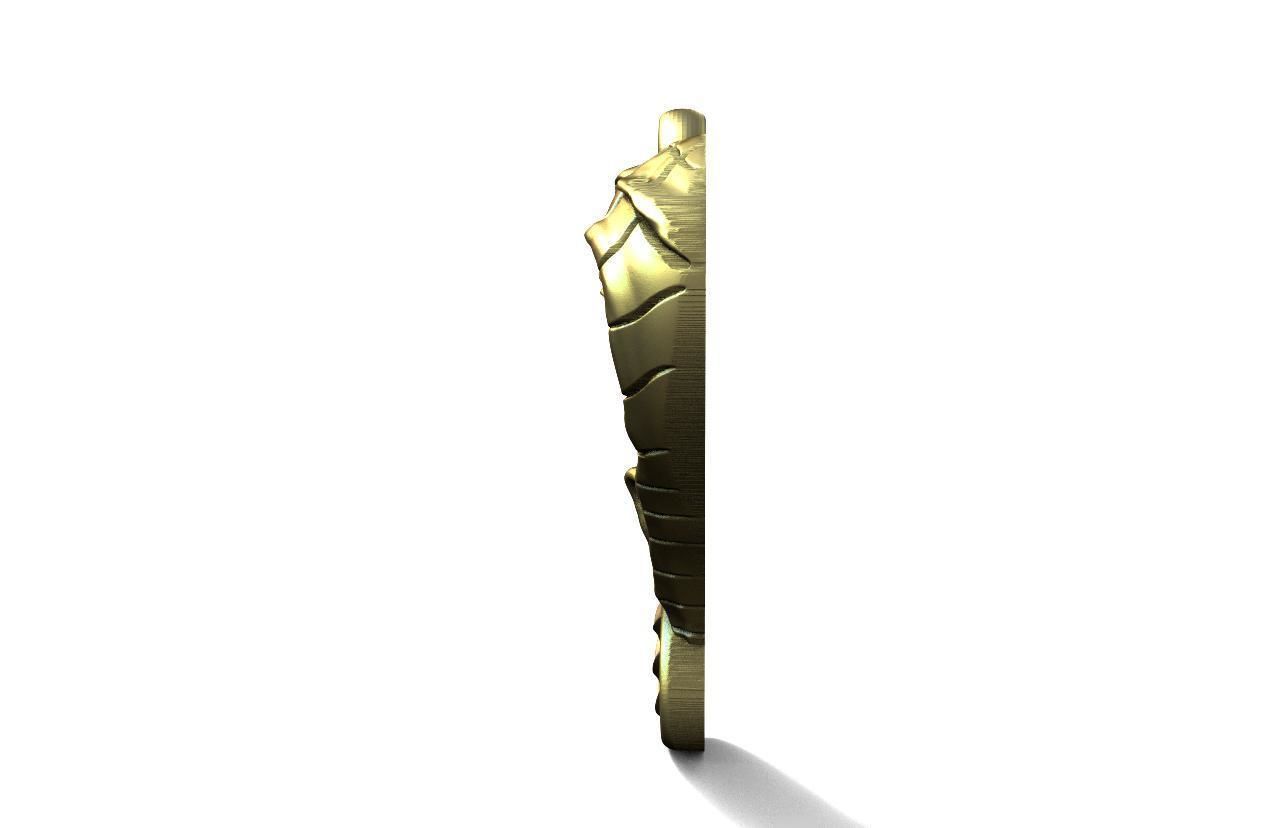 Cobra snake pendant  3D print model_2