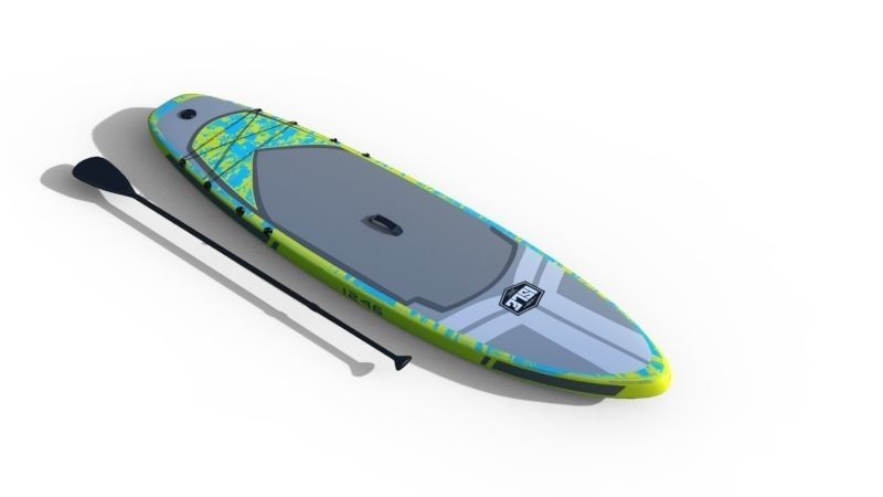 SUP Inflatable Stand Up Paddle Board 3D model 3D model_1