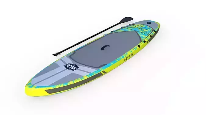 SUP Inflatable Stand Up Paddle Board 3D model