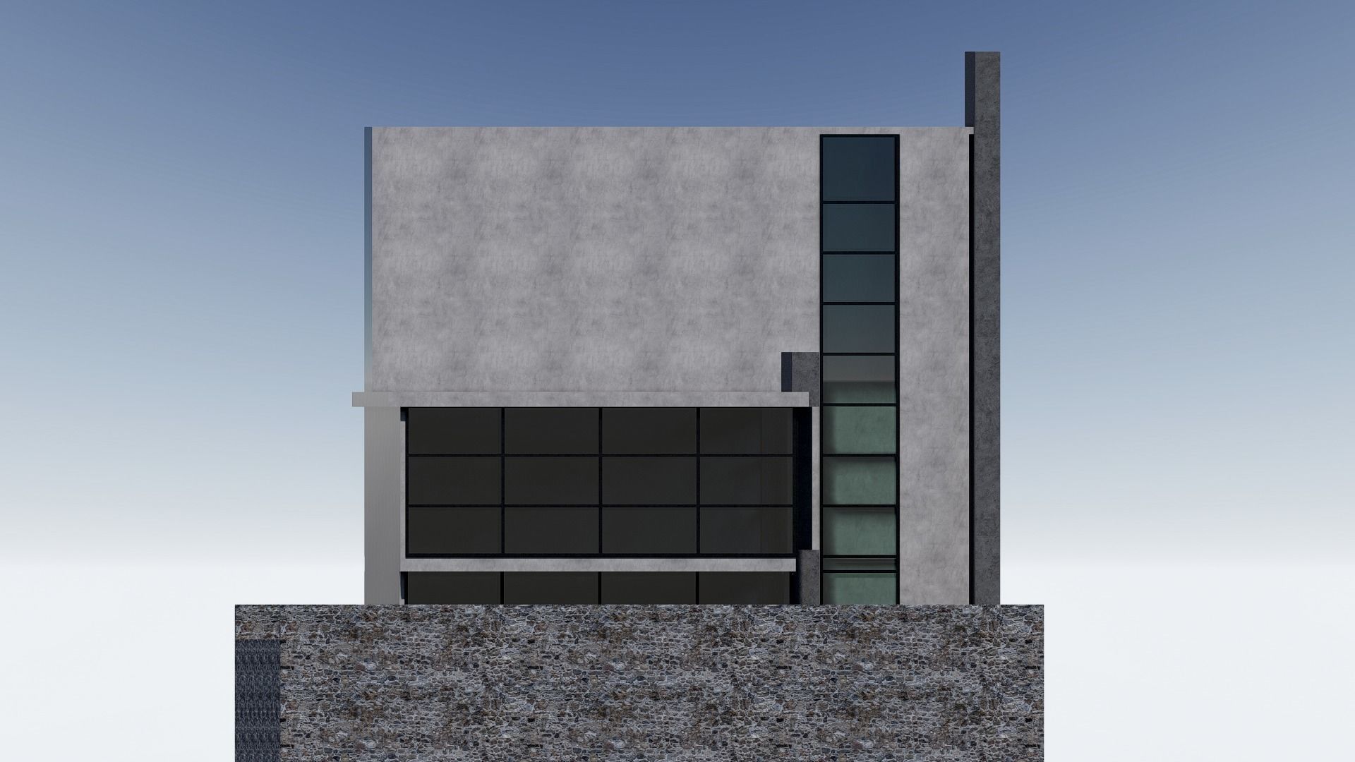 Modern House N38 3D model_10