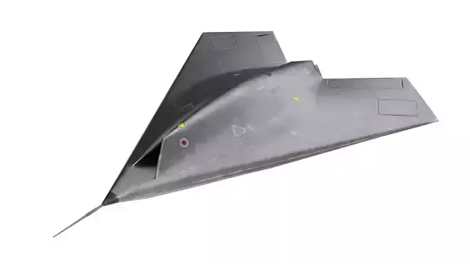  BAE Systems Taranis British Fighter Drone Low-poly 3D model