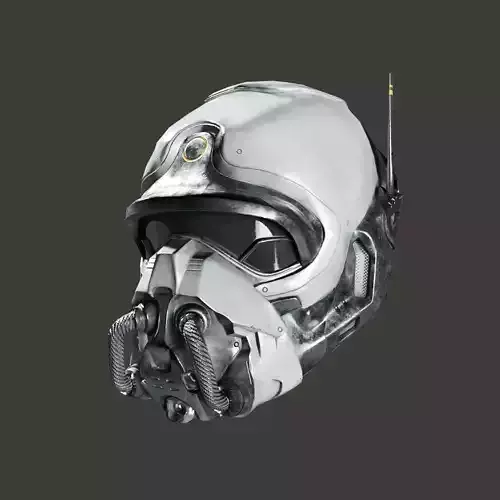 SciFi Helmet ver3 Low-poly 3D model