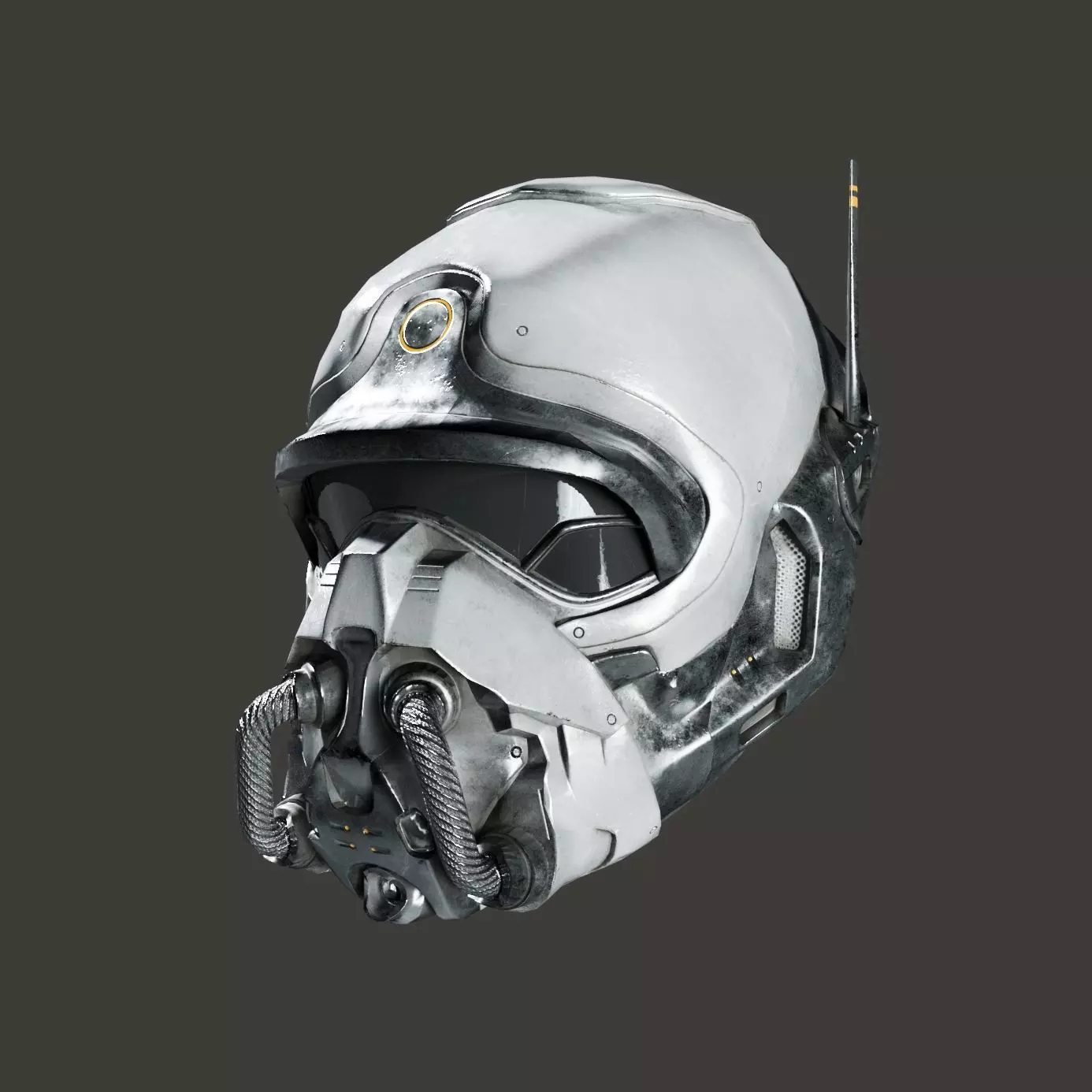 SciFi Helmet ver3 Low-poly 3D model_0