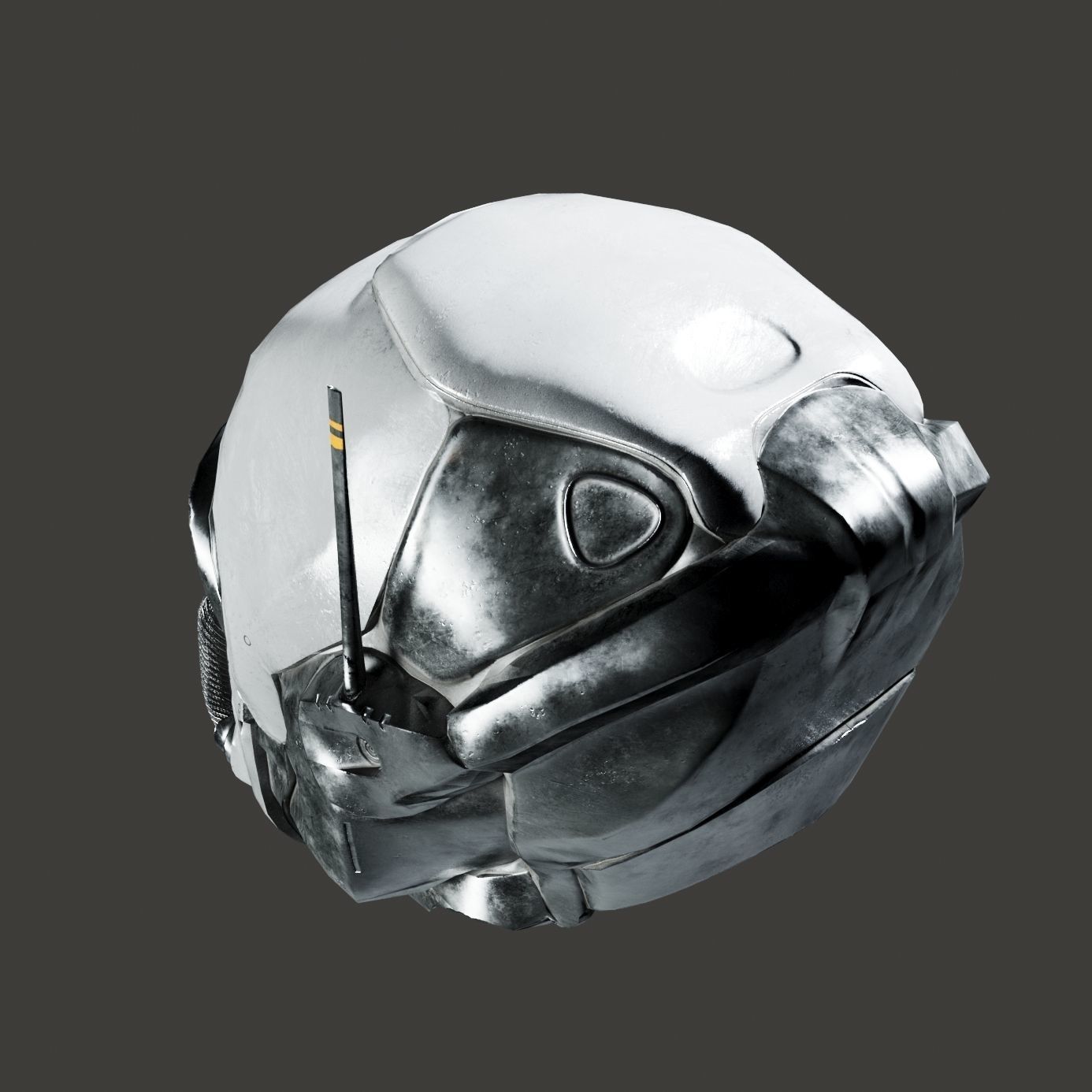 SciFi Helmet ver3 Low-poly 3D model_12