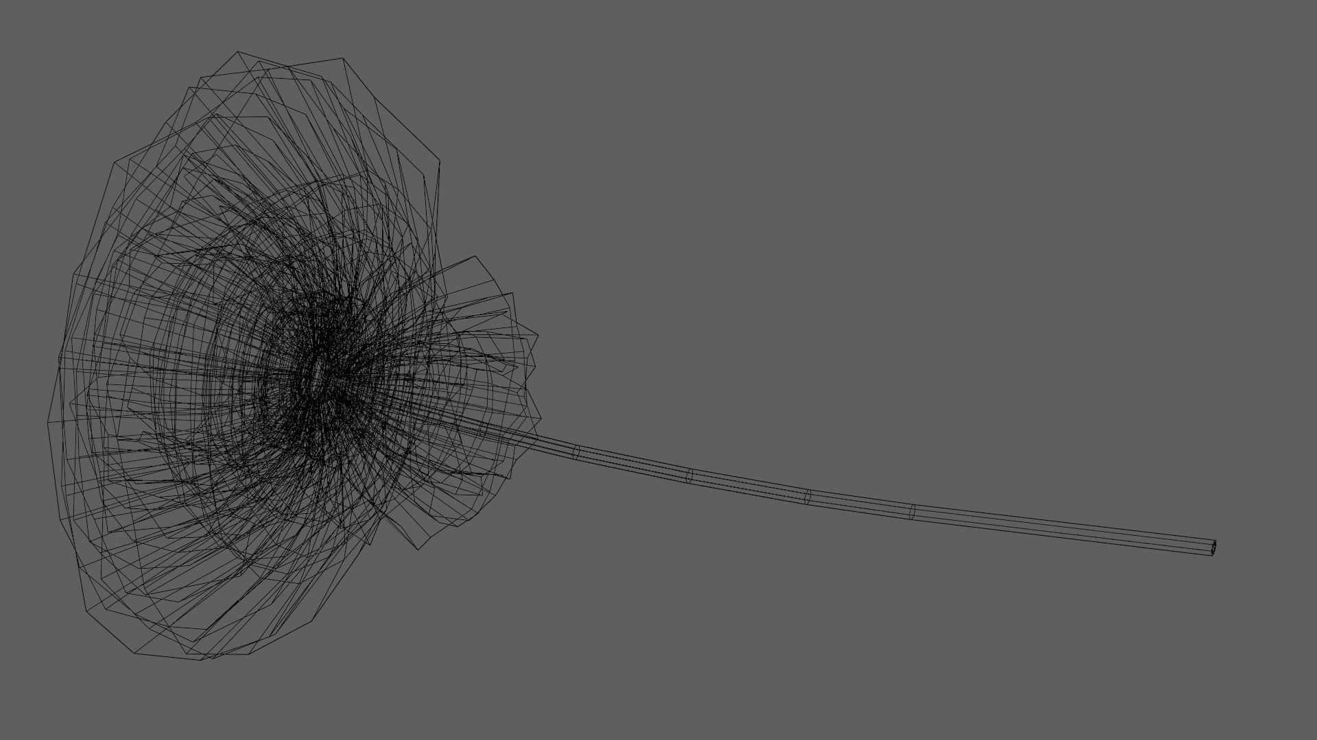 Aster Flower - Low Poly Low-poly 3D model_10