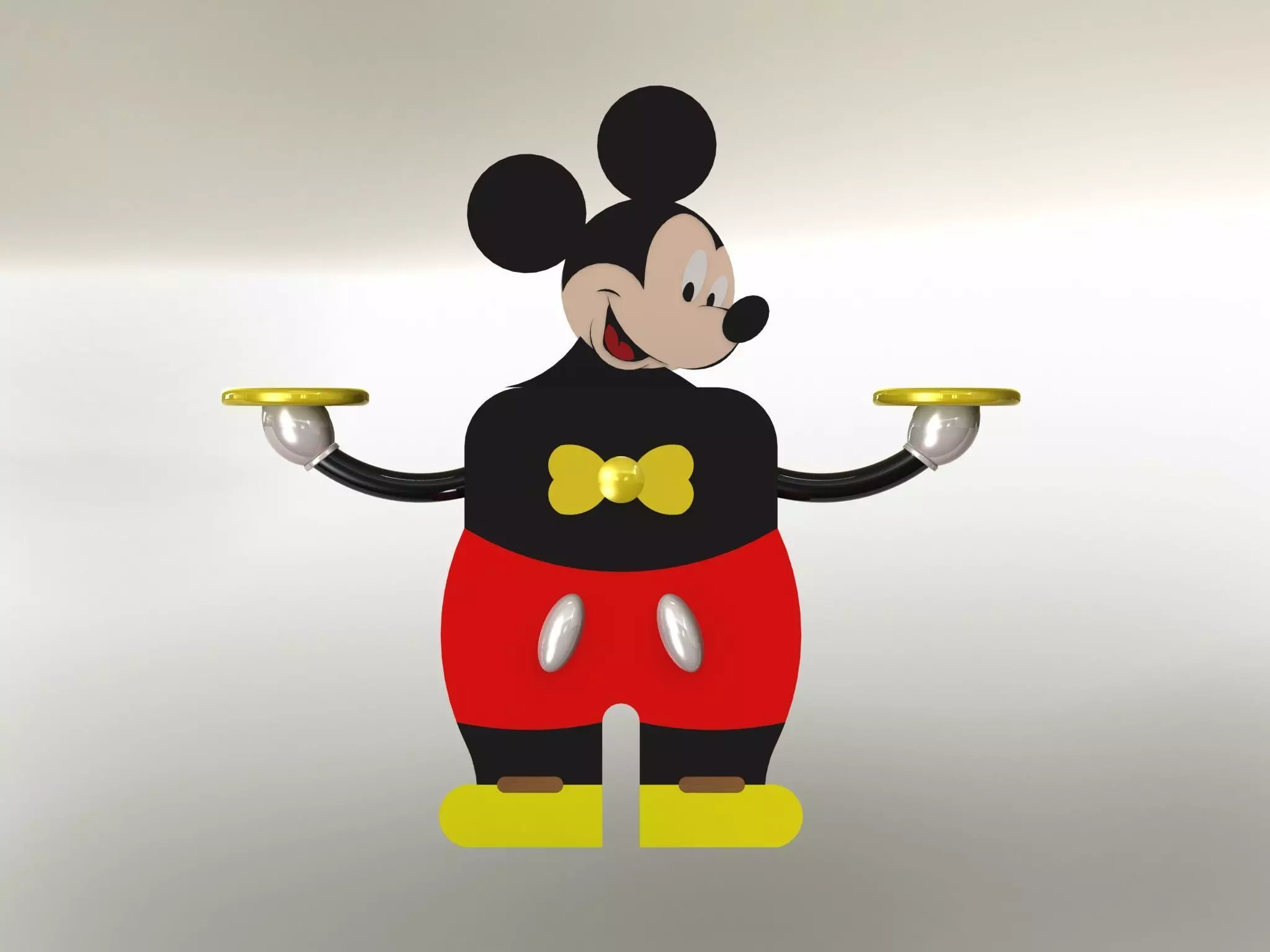 Commode Mickey Mouse  3D model_0