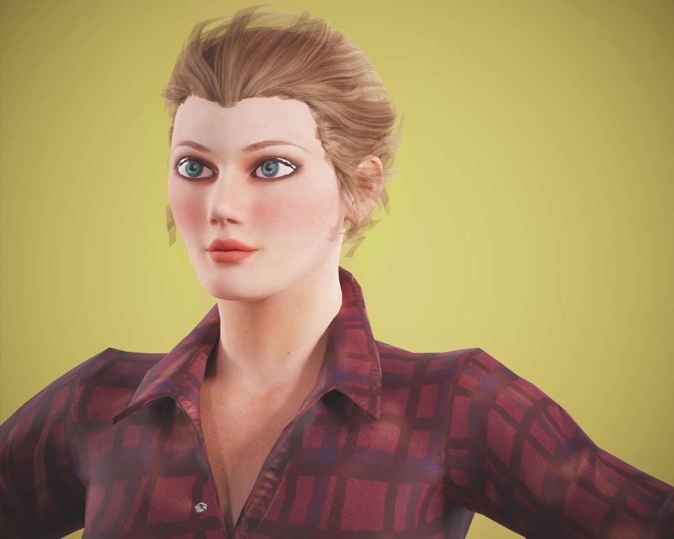 game ready character  pack Low-poly 3D model_3