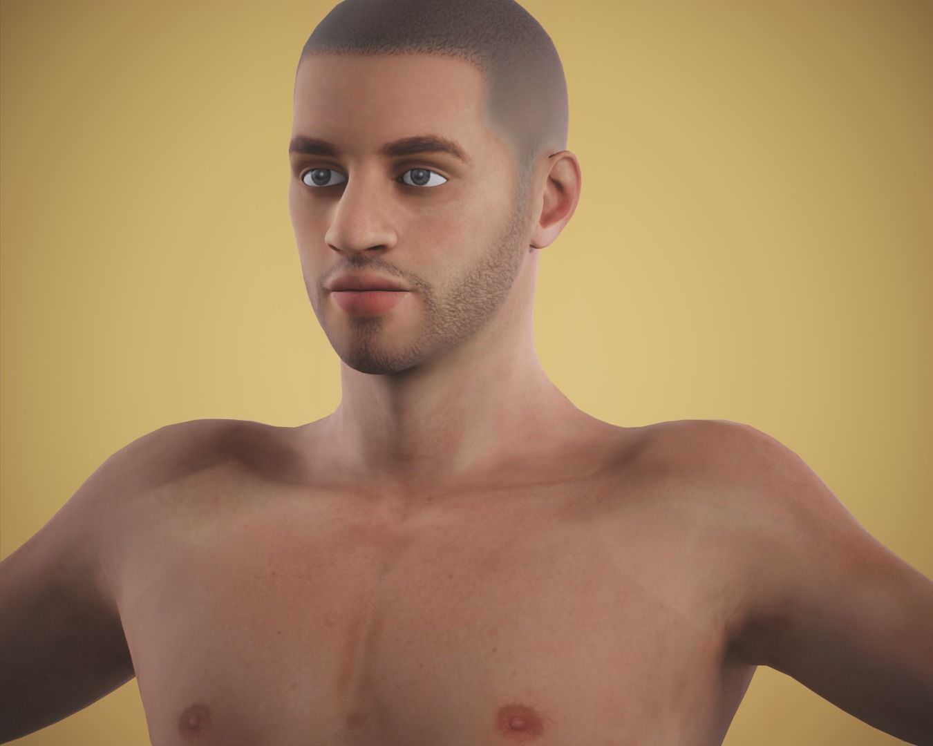 game ready character  pack Low-poly 3D model_2