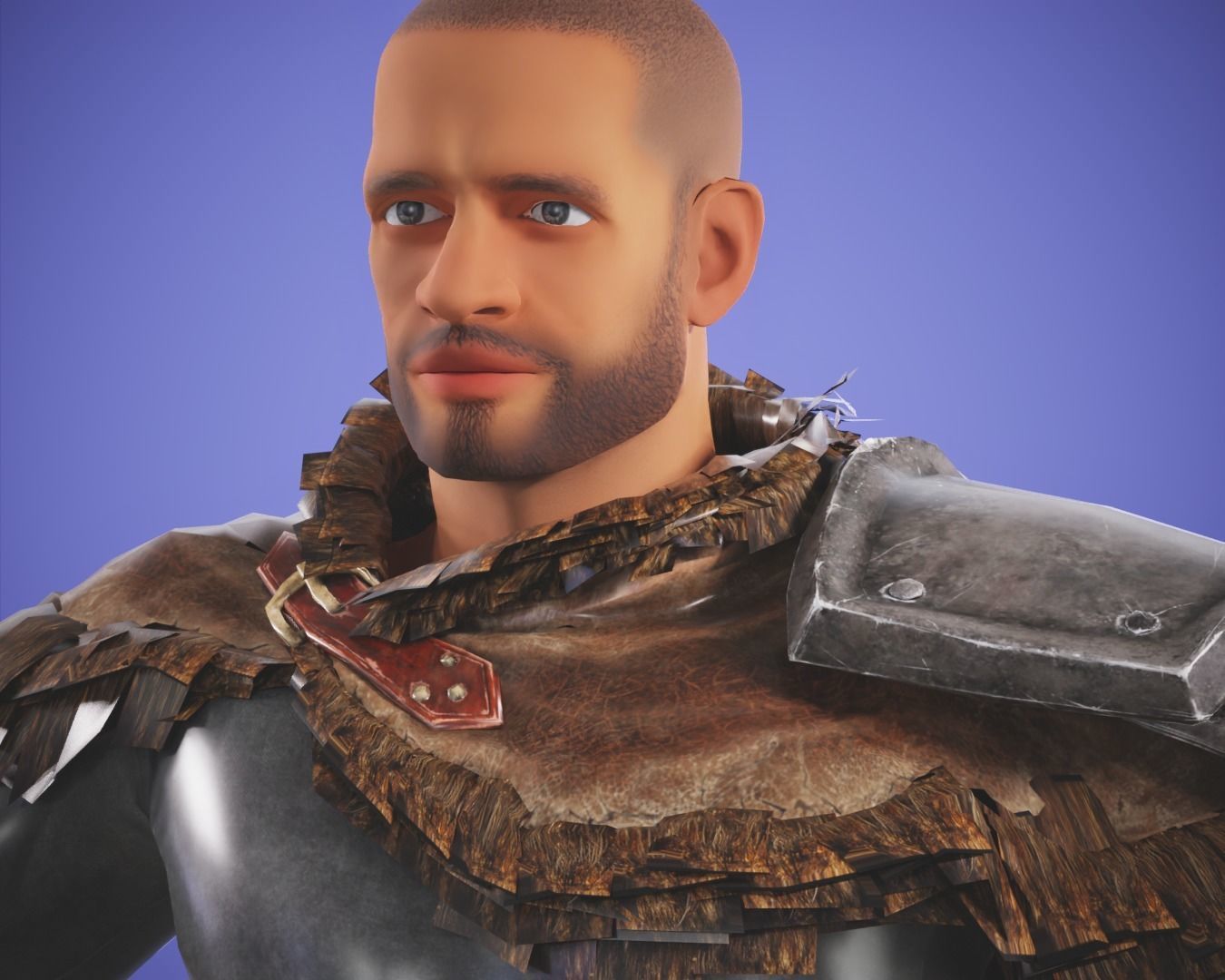 game ready character  pack Low-poly 3D model_1