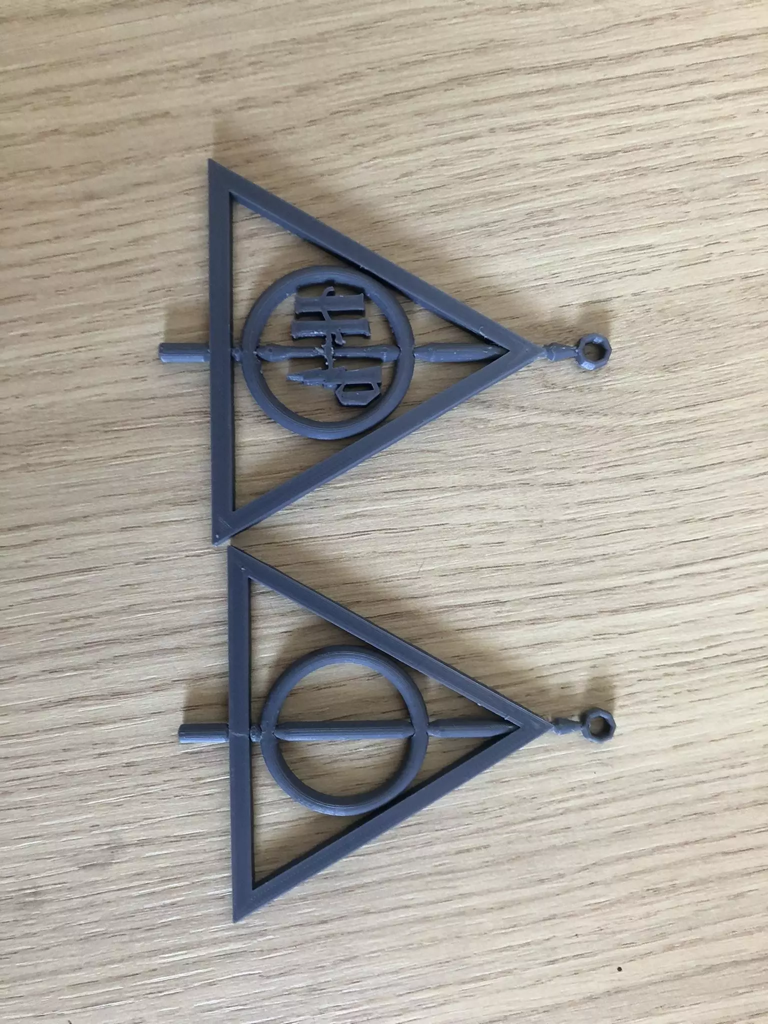 harry potter deathly hallows spinning medalion 3D print model_0