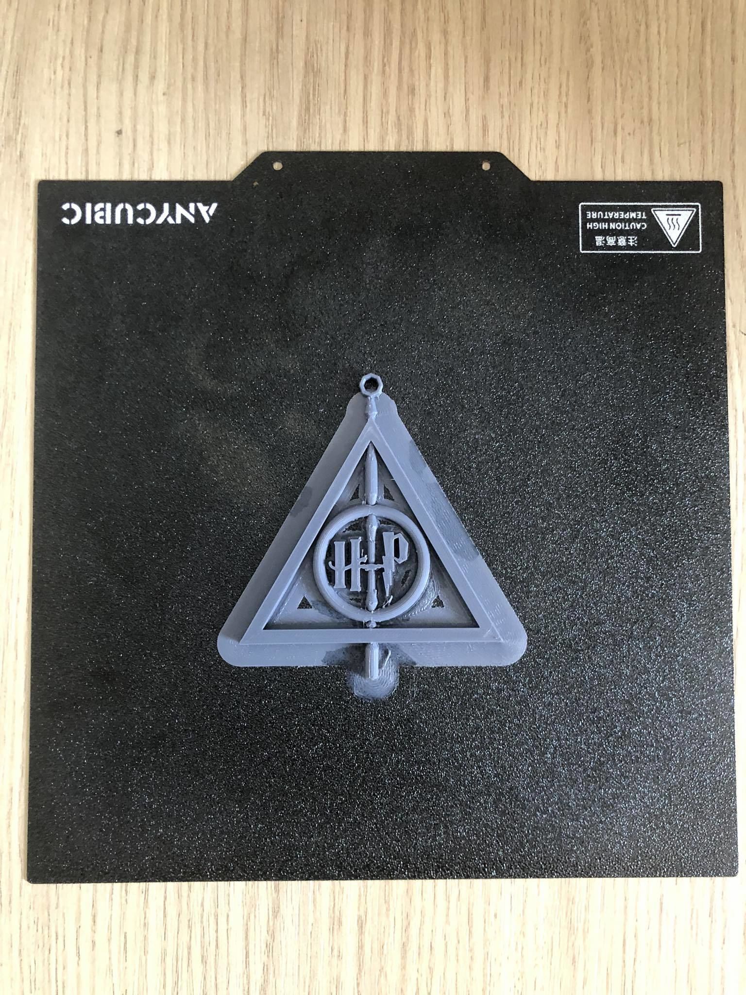 harry potter deathly hallows spinning medalion 3D print model_6