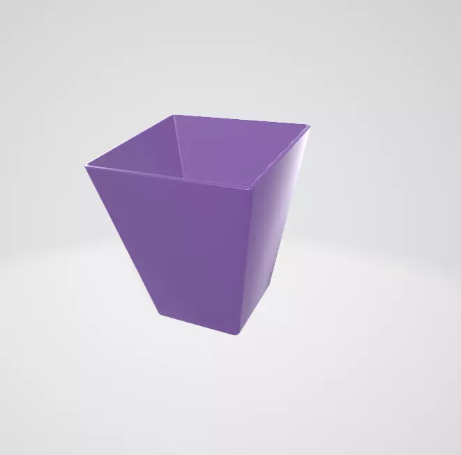 Simple Popcorn Box Free 3D model_0