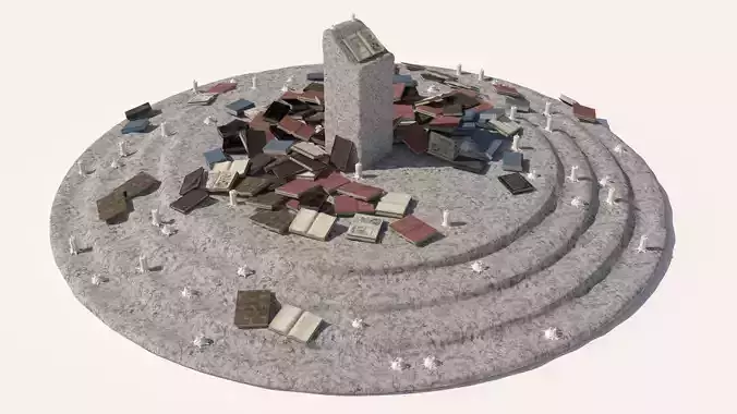 Old Ancient Rock Altar