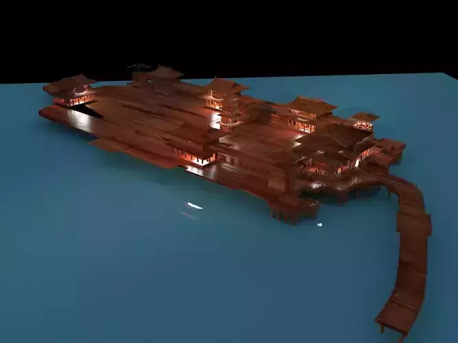 Chinese ancient  palace 