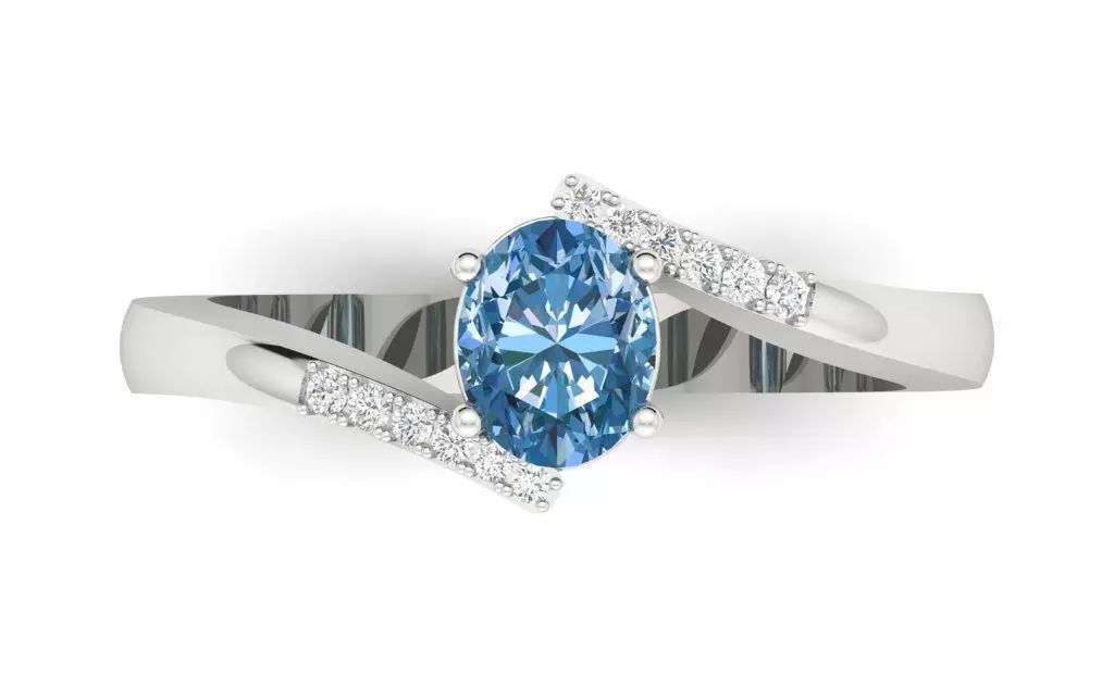 Engagment Ring  3D print model_0