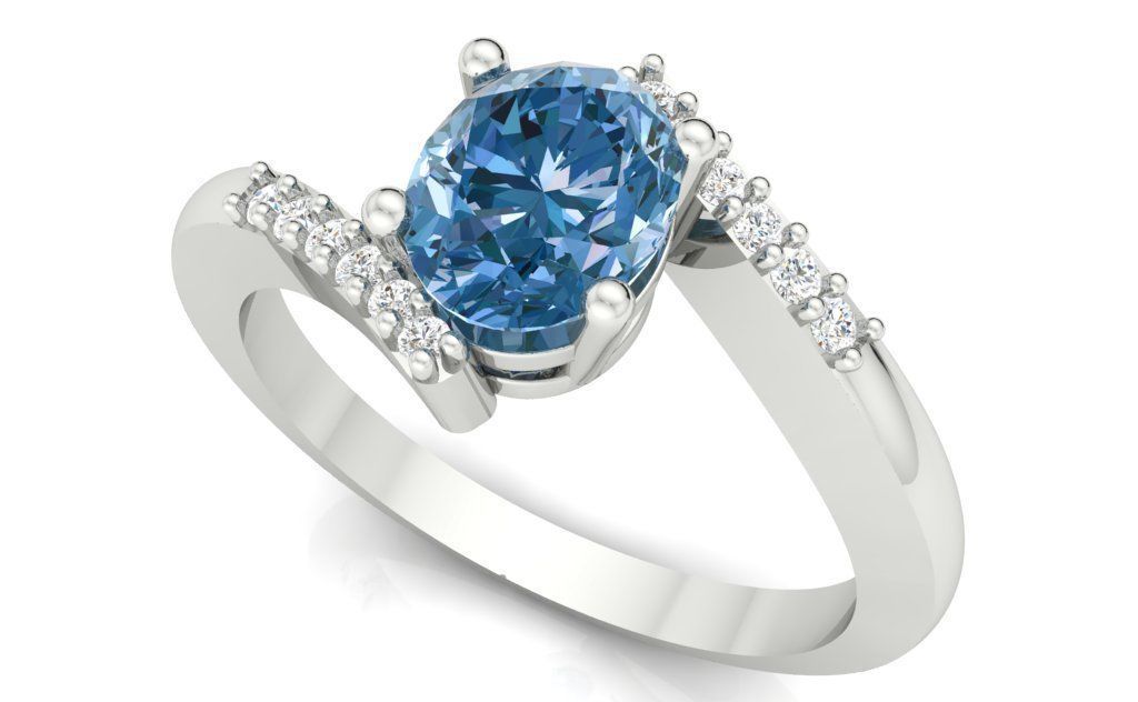 Engagment Ring  3D print model_2