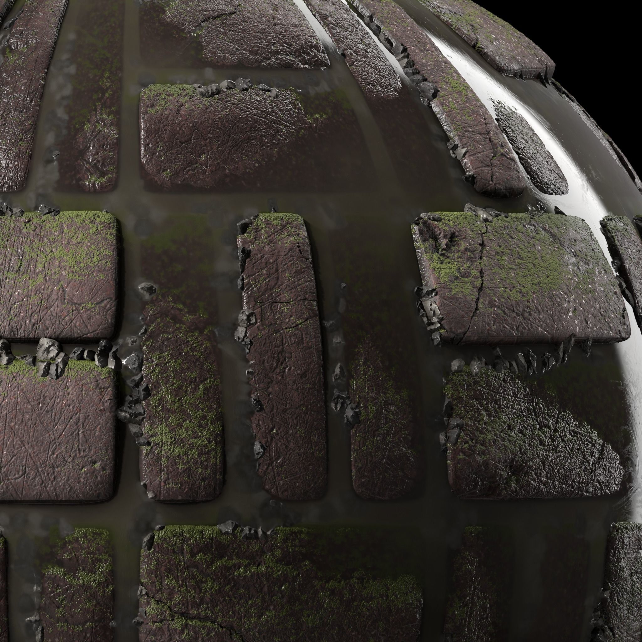 Pavement Materials 29- By Gravel and Mud Pbr 4k Seamless Texture_2