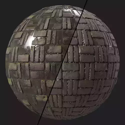Pavement Materials 29- By Gravel and Mud Pbr 4k Seamless Texture