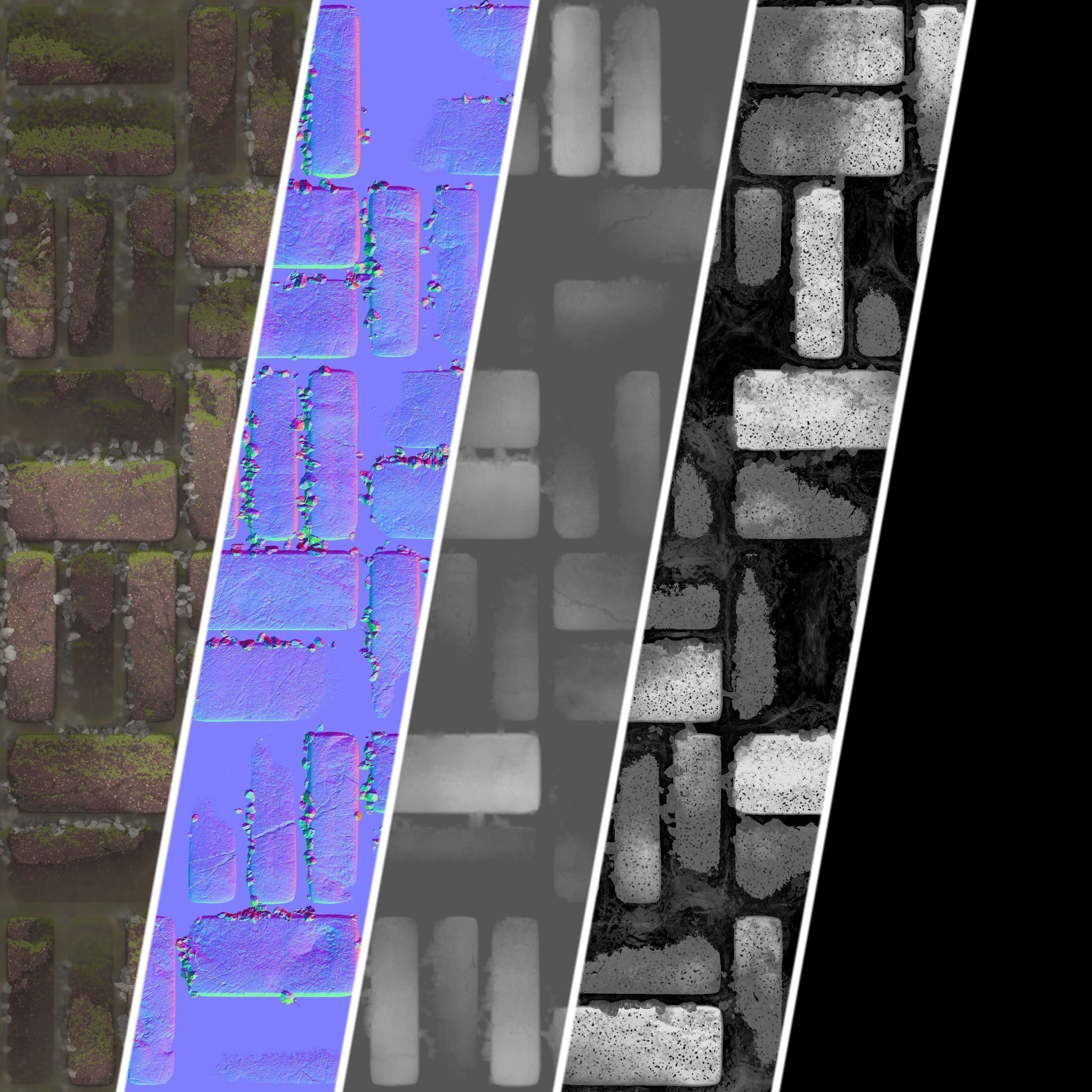 Pavement Materials 29- By Gravel and Mud Pbr 4k Seamless Texture_3