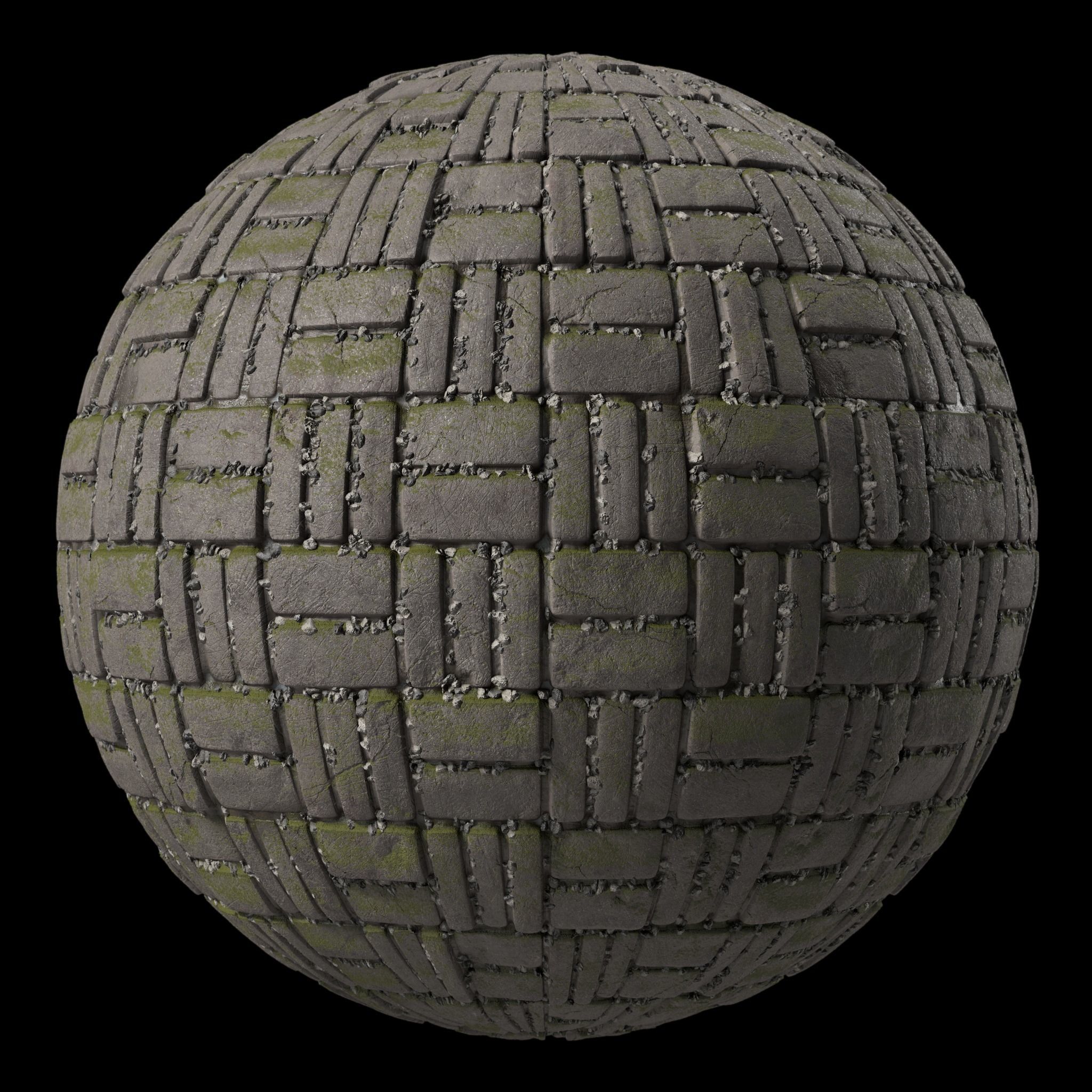 Pavement Materials 29- By Gravel and Mud Pbr 4k Seamless Texture_4