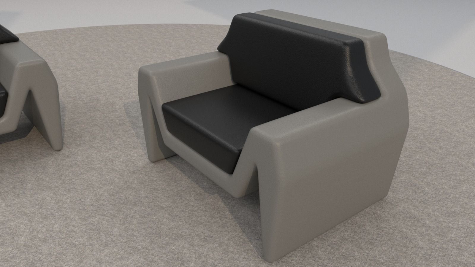 Livingroom furniture Free 3D model_1
