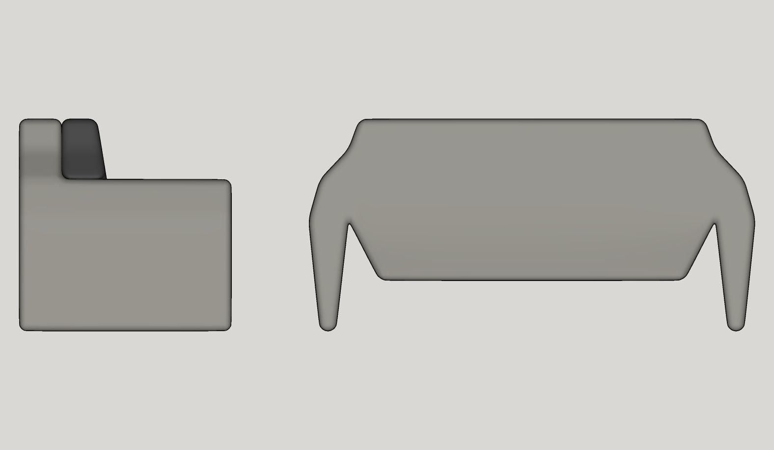 Livingroom furniture Free 3D model_11