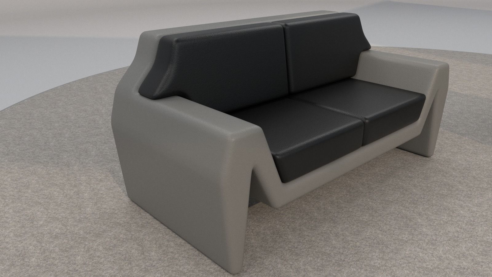 Livingroom furniture Free 3D model_2