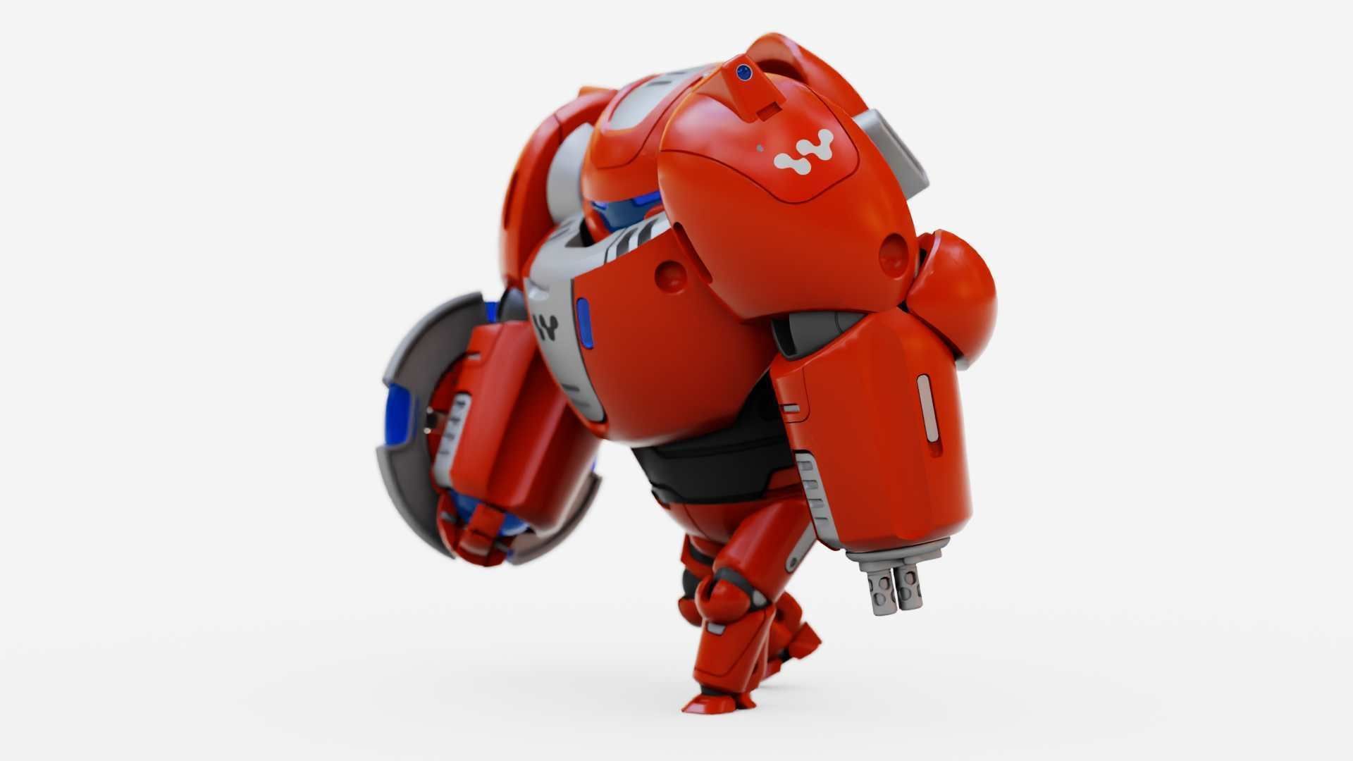 BATTLE DROID OMNIOUS-B  RIGGED 3D model_22